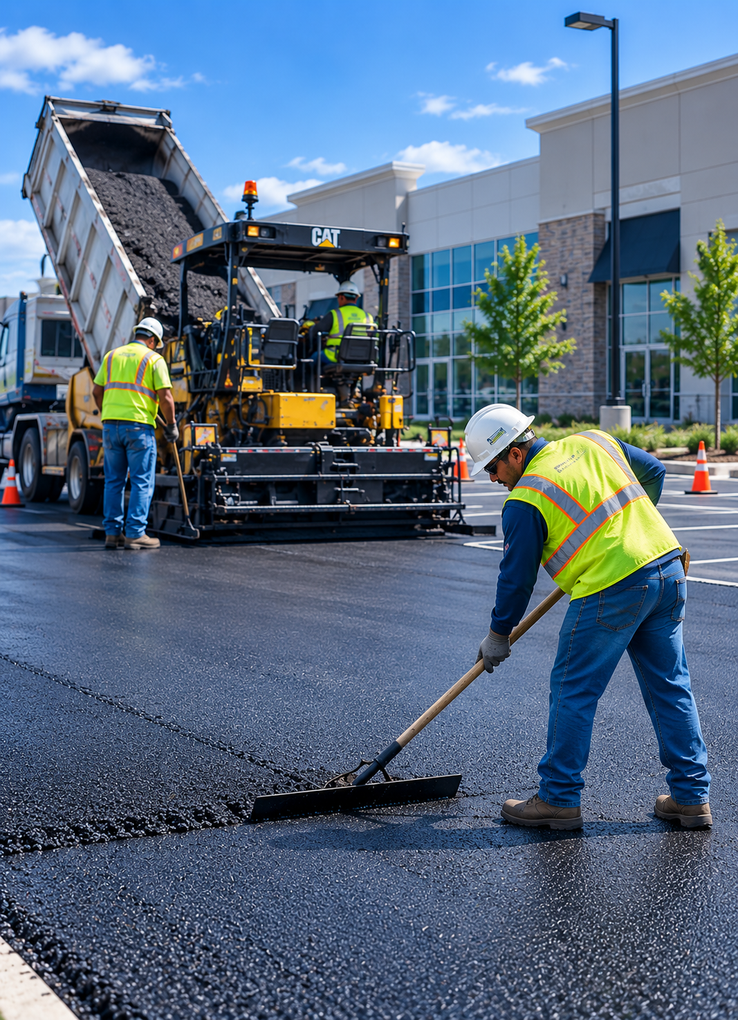 Commercial Parking Lot Paving