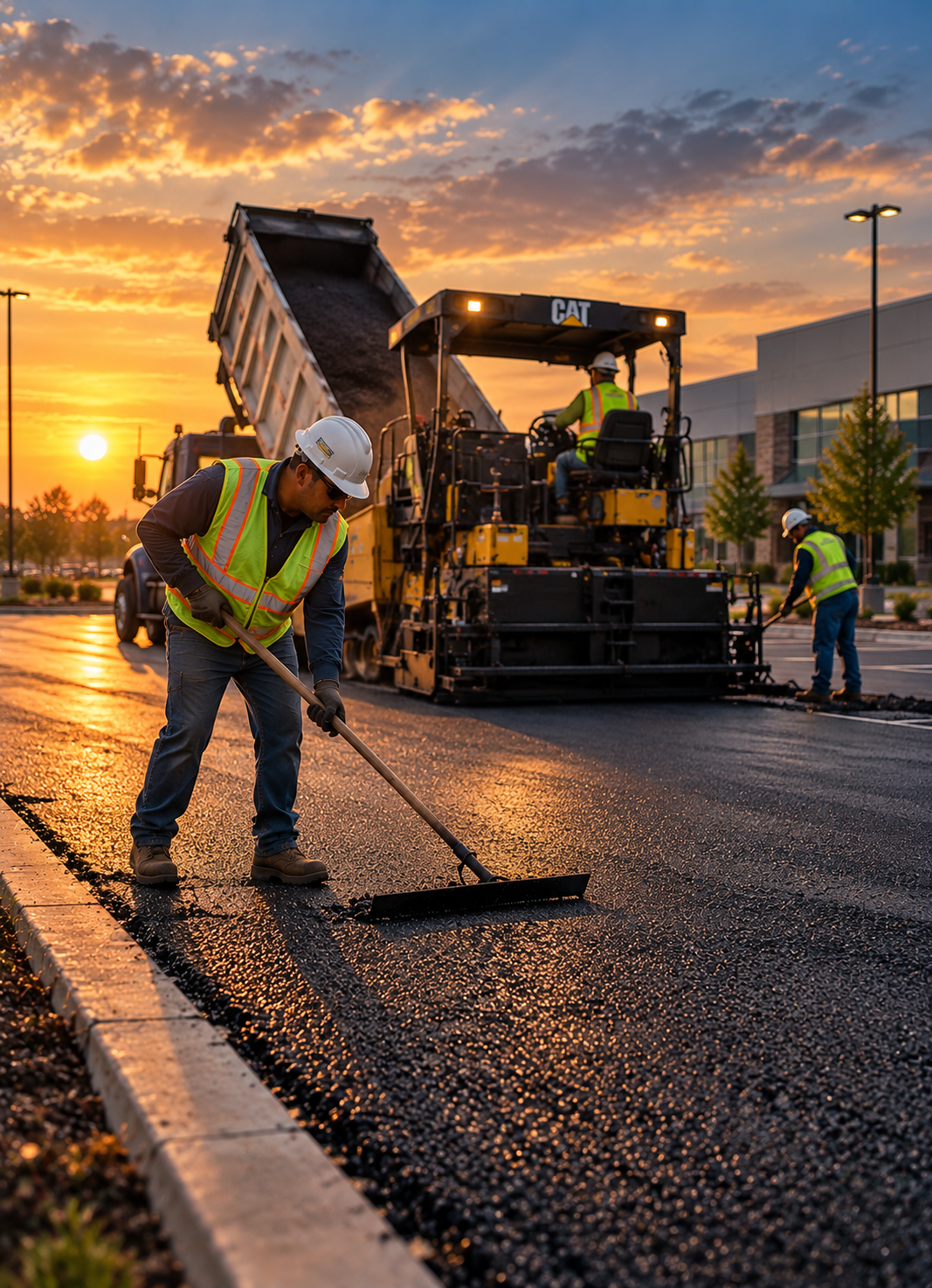 Sunset Asphalt Paving Crew Sunset Asphalt Paving Crew